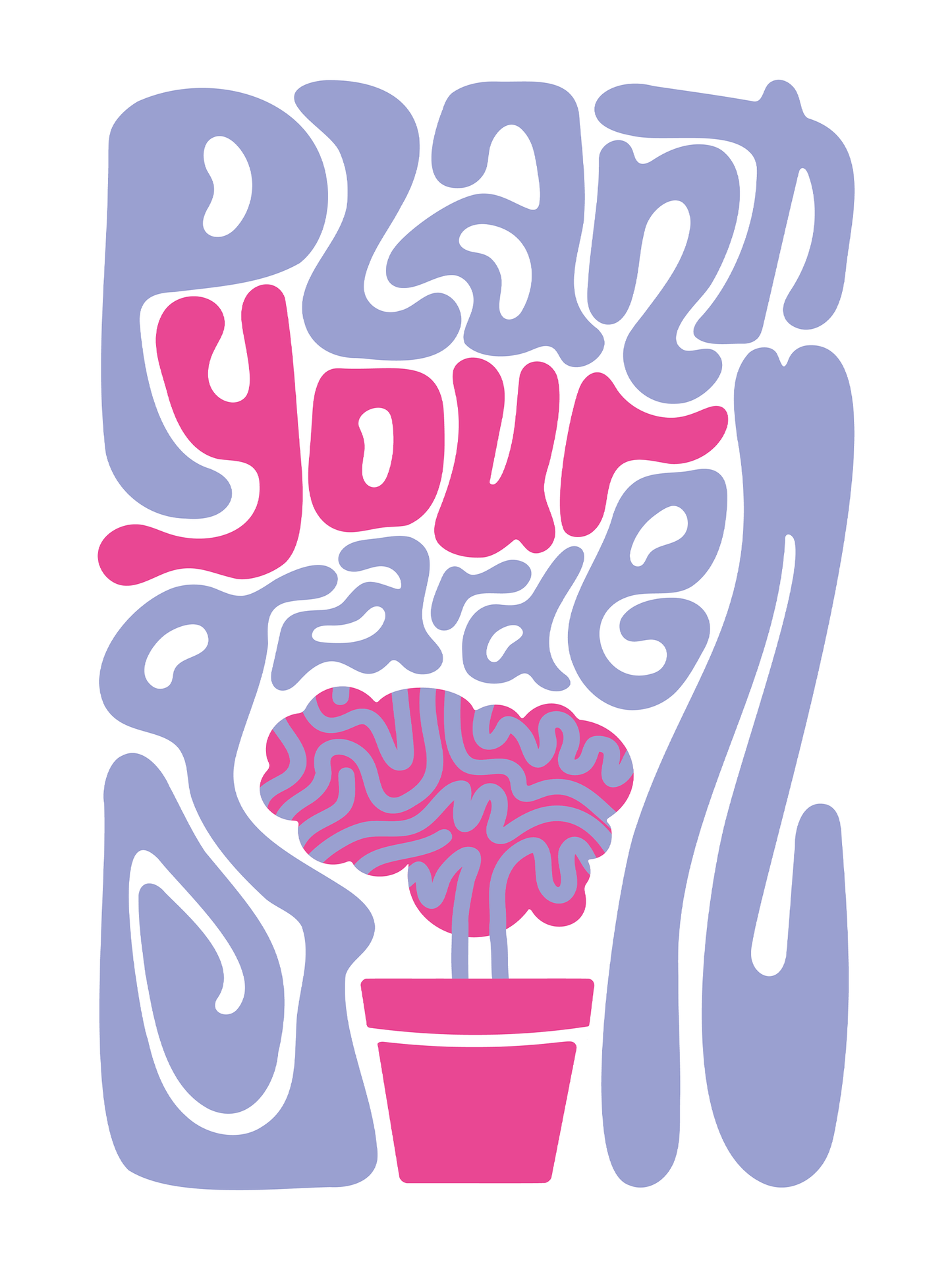 Illustration „plant your garden“ – Digitaler Download, Artwork von feelgoodcartel