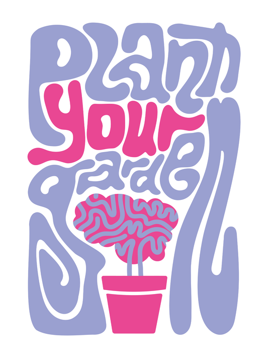 Illustration „plant your garden“ – Digitaler Download, Artwork von feelgoodcartel