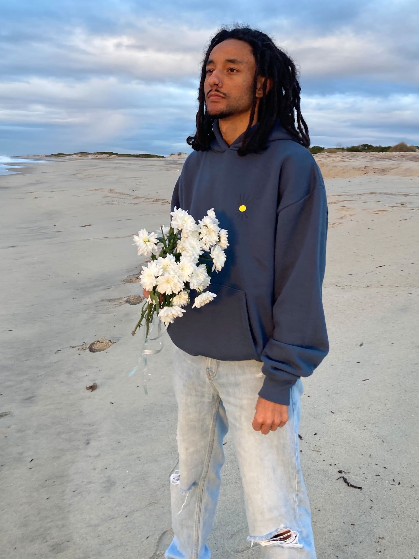 Kapuzenpullover „catching the light“ – Unisex, vegan, Illustration Hoodie