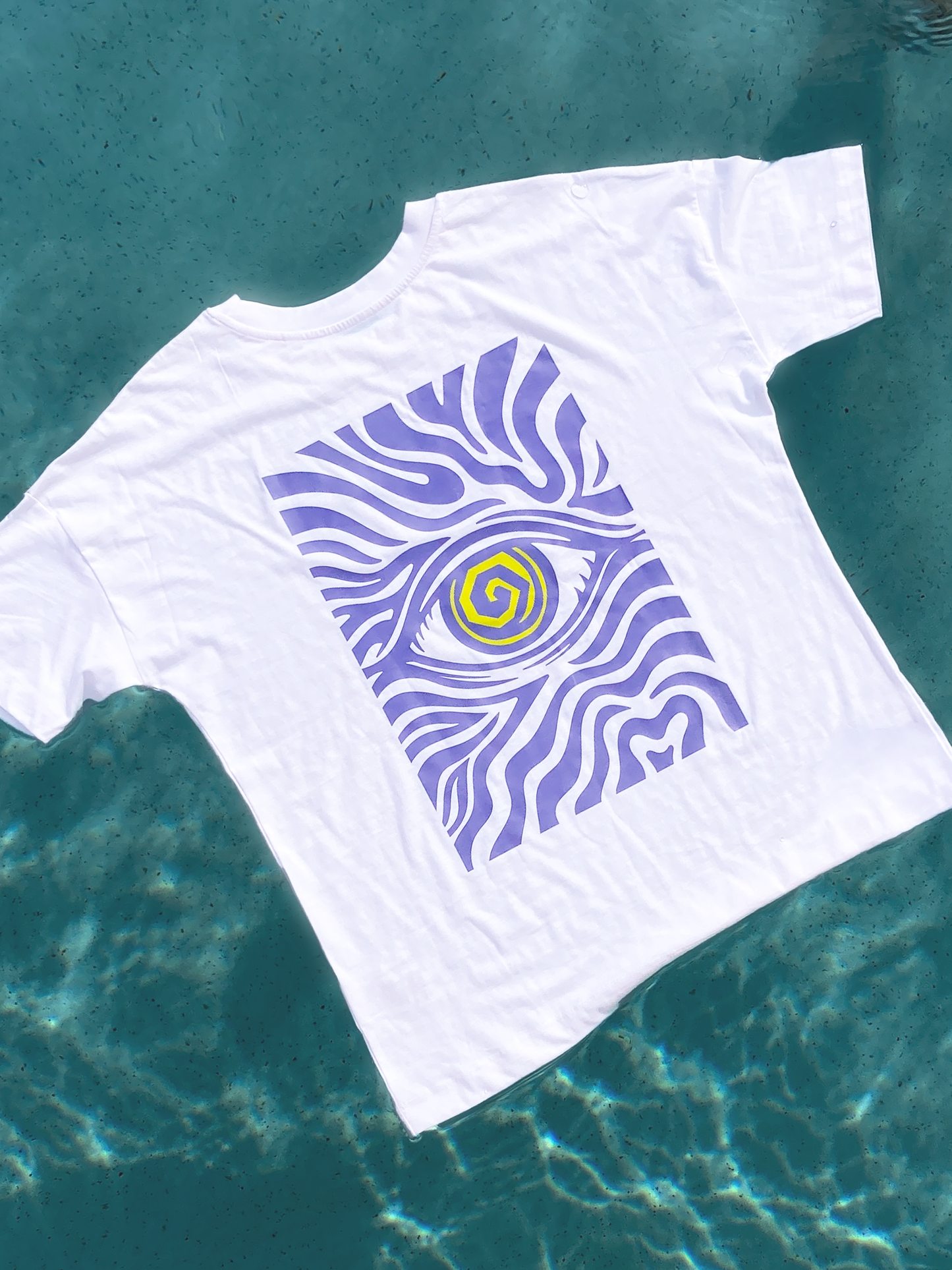 T-Shirt „see da wrld“ – Unisex, 100% Bio-Baumwolle, vegan, Illustration Shirt