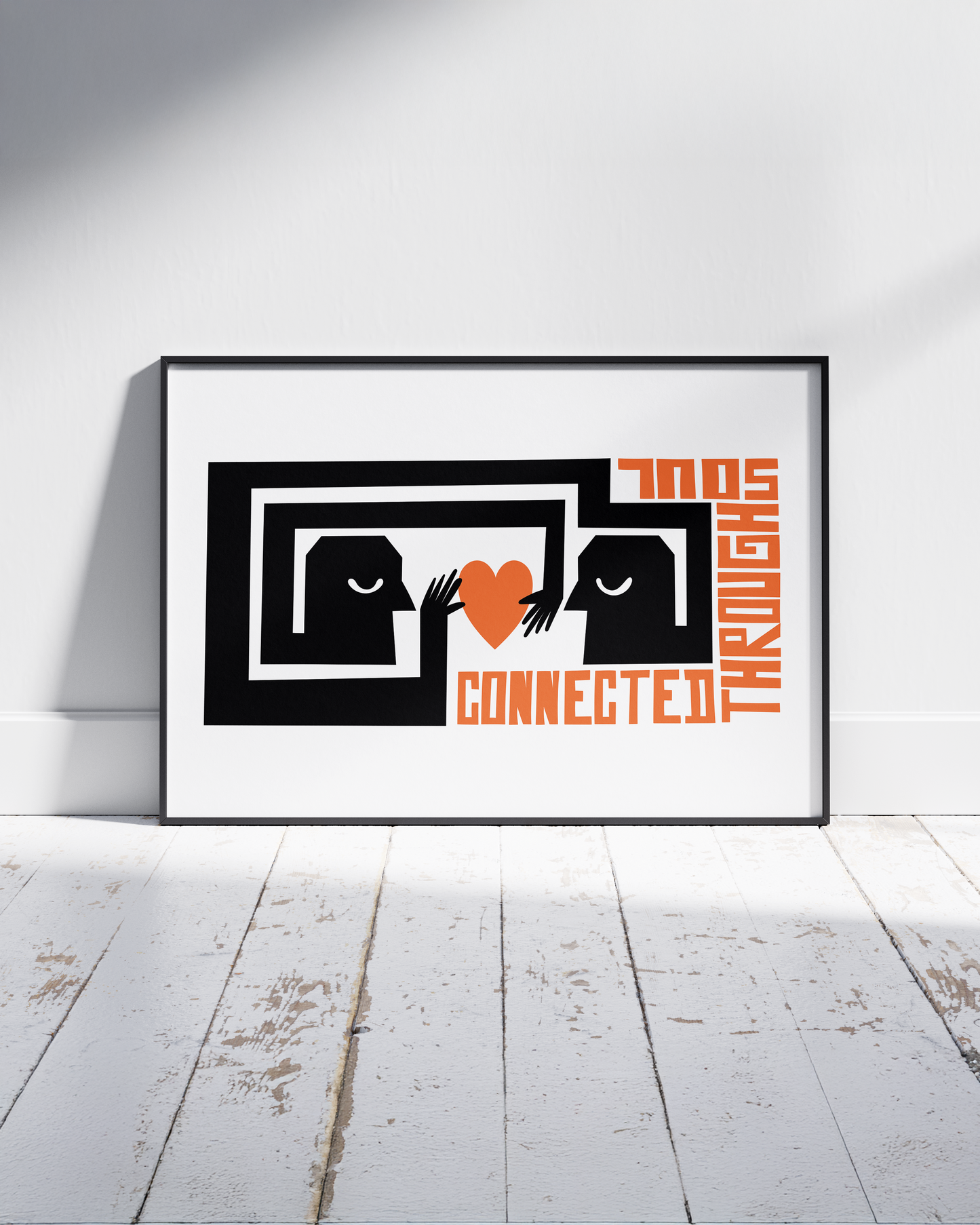 Poster „connected“ – A4 Kunstdruck Illustration, Wandbild, Art Print von feelgoodcartel