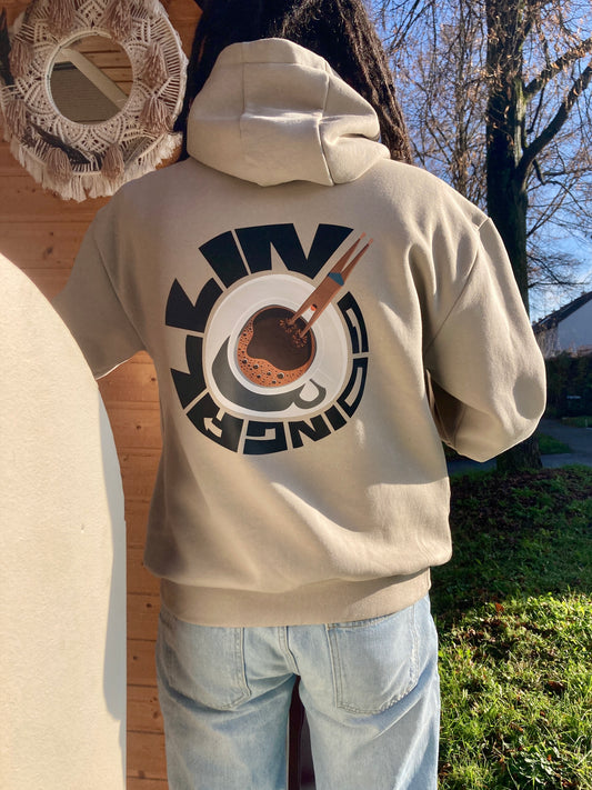 Kapuzenpullover „all in“ – Unisex, vegan, Illustration Hoodie