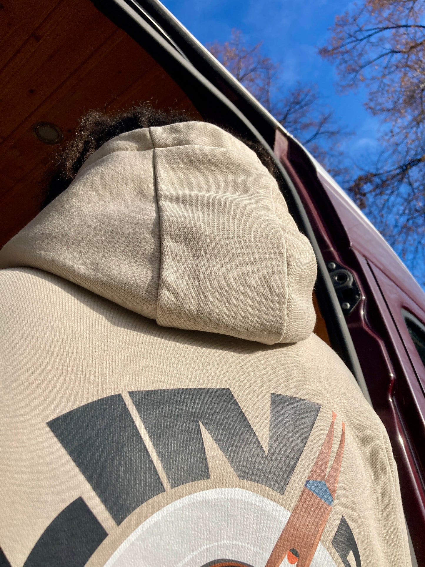 Kapuzenpullover „all in“ – Unisex, vegan, Illustration Hoodie