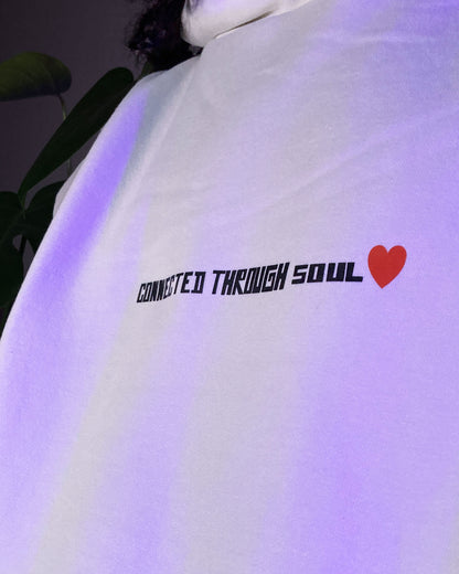 Kapuzenpullover „connected“ – Unisex, vegan, Illustration Hoodie